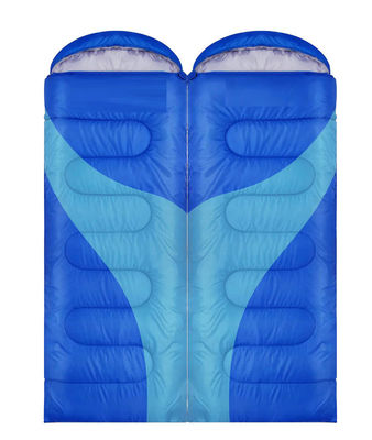 Double Split Four Seasons Camping Sleeping Gear 1500g Lightweight Hiking Sleeping Bag
