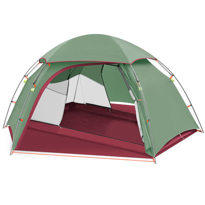 방수 구멍 낚시 경량 4 시즌 텐트 이중 레이어 야영 3000 밀리미터