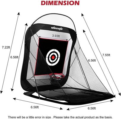 275mm Portable Practice Golf Net Target Sheet ผลิตภัณฑ์กีฬากลางแจ้ง Ball