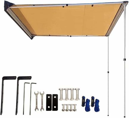 tenda ritrattabile PU4000 210D Oxford del gazebo della tenda all'aperto dell'automobile del lato del tetto del campeggiatore 0.22M2