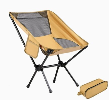 Aluminum 56 X 52cm Folding Adjustable Garden Chairs Folding Fishing Chair With Adjustable Legs
